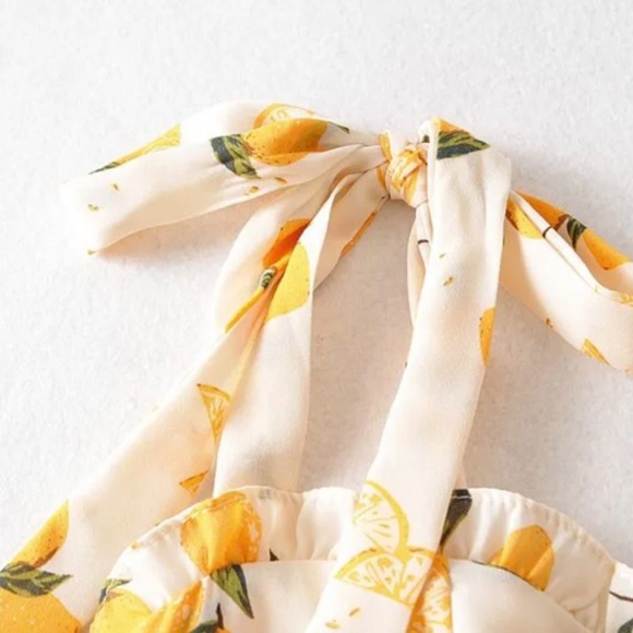 Cottagecore Lemon Dress - Picture 8 of 9